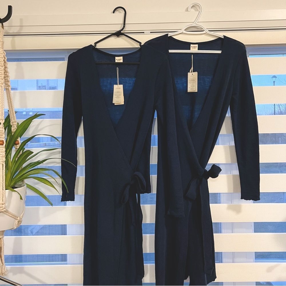 🐑By Basics🐑 Merino Wool Wrap Dress - Picture 7 of 14